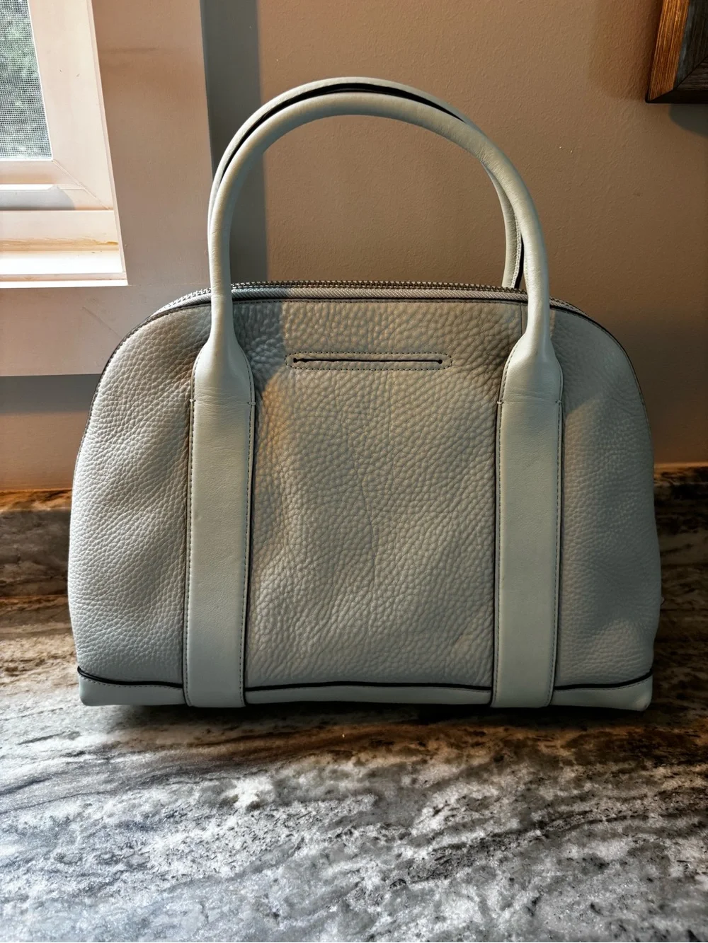 Coach Bleecker Preston Satchel in pebbled leather (Style No. 30144).